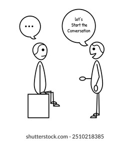 Vector design featuring a ribbon, emoticon, and speech bubble, promoting suicide prevention awareness with the theme "Change the Narrative on Suicide"
