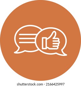 Vector Design Feedback Icon Style