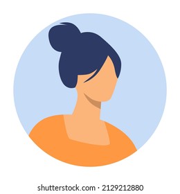 vector design female character flat illustration