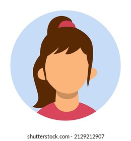 vector design female character flat illustration