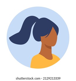 vector design female character flat illustration
