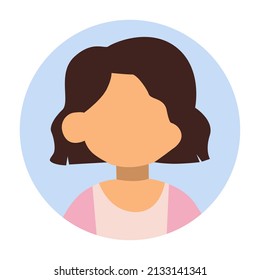 vector design, female character flat illustration