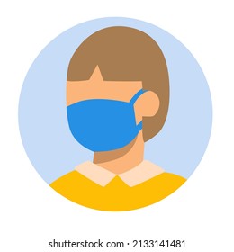 vector design, female character flat illustration