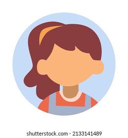 vector design, female character flat illustration