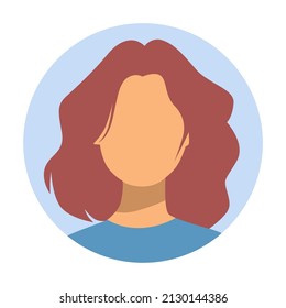 vector design female flat character illustration