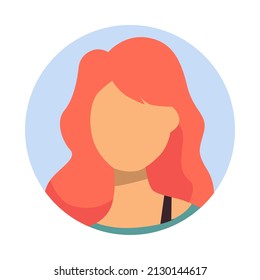 diseño vectorial ilustración de caracteres planos hembra