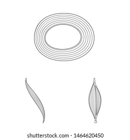 Vector design of fiber and muscular sign. Set of fiber and body vector icon for stock.
