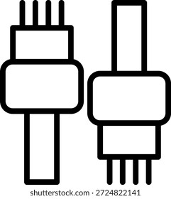 Vektordesign Glasfaseranschluss Symbolstil