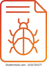 Estilo de icono del virus del archivo de diseño del vector