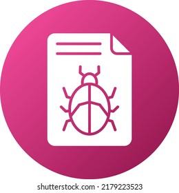 Estilo de icono del virus del archivo de diseño del vector