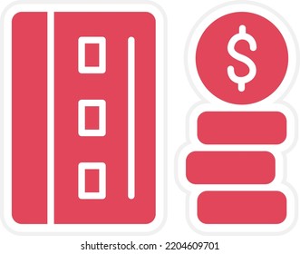 Estilo de icono de Vector Design Finance