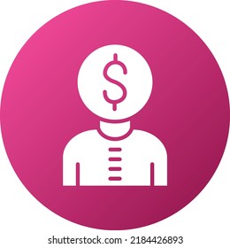 Vector Design Financial Advisor Icon Style