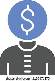 Vector Design Financial Advisor Icon Style