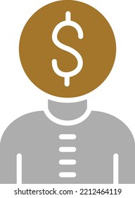 Vector Design Financial Advisor Icon Style