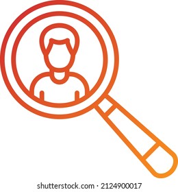 Vector Design Find Person Icon Style