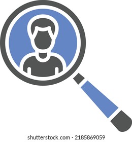 Vector Design Find Person Icon Style