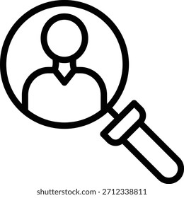 Vector Design Find Person Icon Style