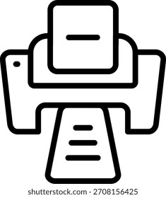 Estilo de icono de impresión fina de diseño de Vector