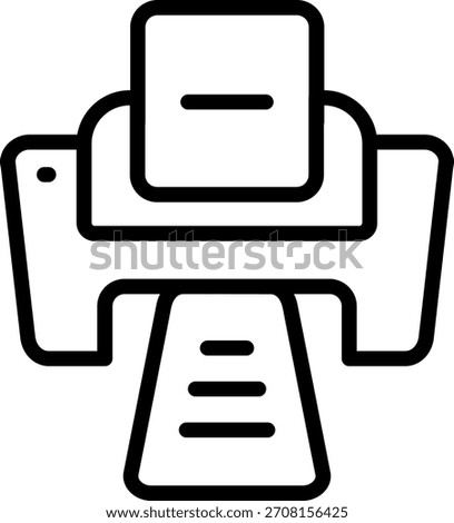 Vector Design Fine Print Icon Style