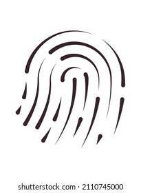 Vector design of the fingerprint identity