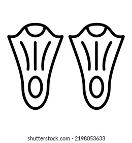 Vector Design Fins Icon Style