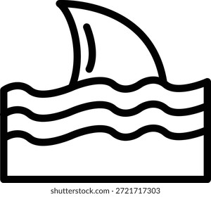 Symbolstil für Vektordesign-Flossen