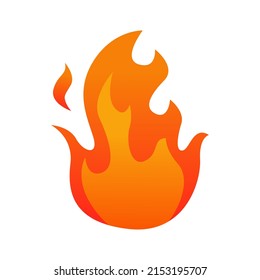vector design, fire shape illustration