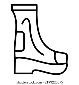 Vector Design Firefighter Boots Icon Style