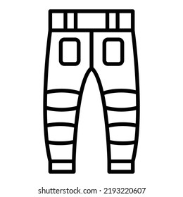 Vector Design Firefighter Pants Icon Style
