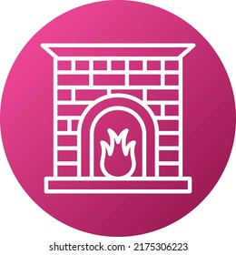Vektordesign-Fireplace-Symbol-Stil