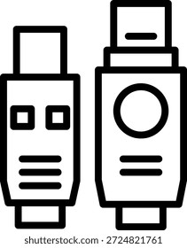 Vector Design Firewire Port Icon Style