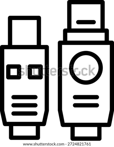 Vector Design Firewire Port Icon Style
