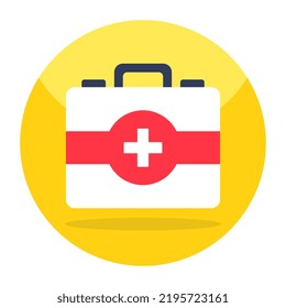Vector design of first aid kit