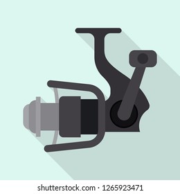 Vector design of fish and fishing symbol. Collection of fish and equipment stock vector illustration.