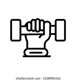 vector design, fitness icon or symbol