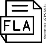 Vector Design FLA Icon Style