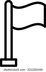 Vector Design Flag Icon Style
