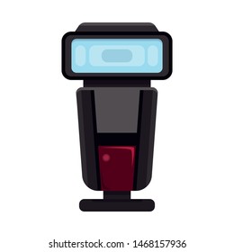 Vector design of flash and camera logo. Set of flash and equipment stock symbol for web.
