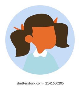 vector design, flat female character illustration