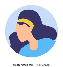vector design, flat female character illustration