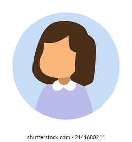 vector design, flat female character illustration