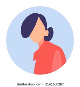 vector design, flat female character illustration