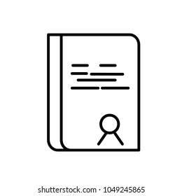 Vector design of flat icon document format file on isolated background.