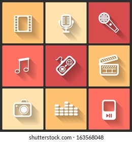 Vector design flat icons for web and mobile