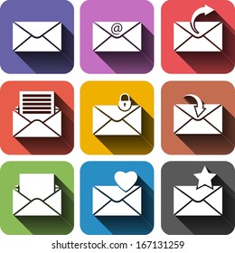 Vector Design Flat icons for Web and Mobile