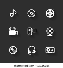 Vector design flat icons for web and mobile