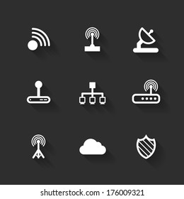Vector design flat icons for web and mobile