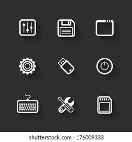 Vector design flat icons for web and mobile