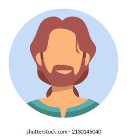 diseño vectorial, ilustración de carácter macho plano