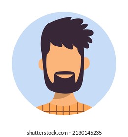 diseño vectorial, ilustración de carácter macho plano